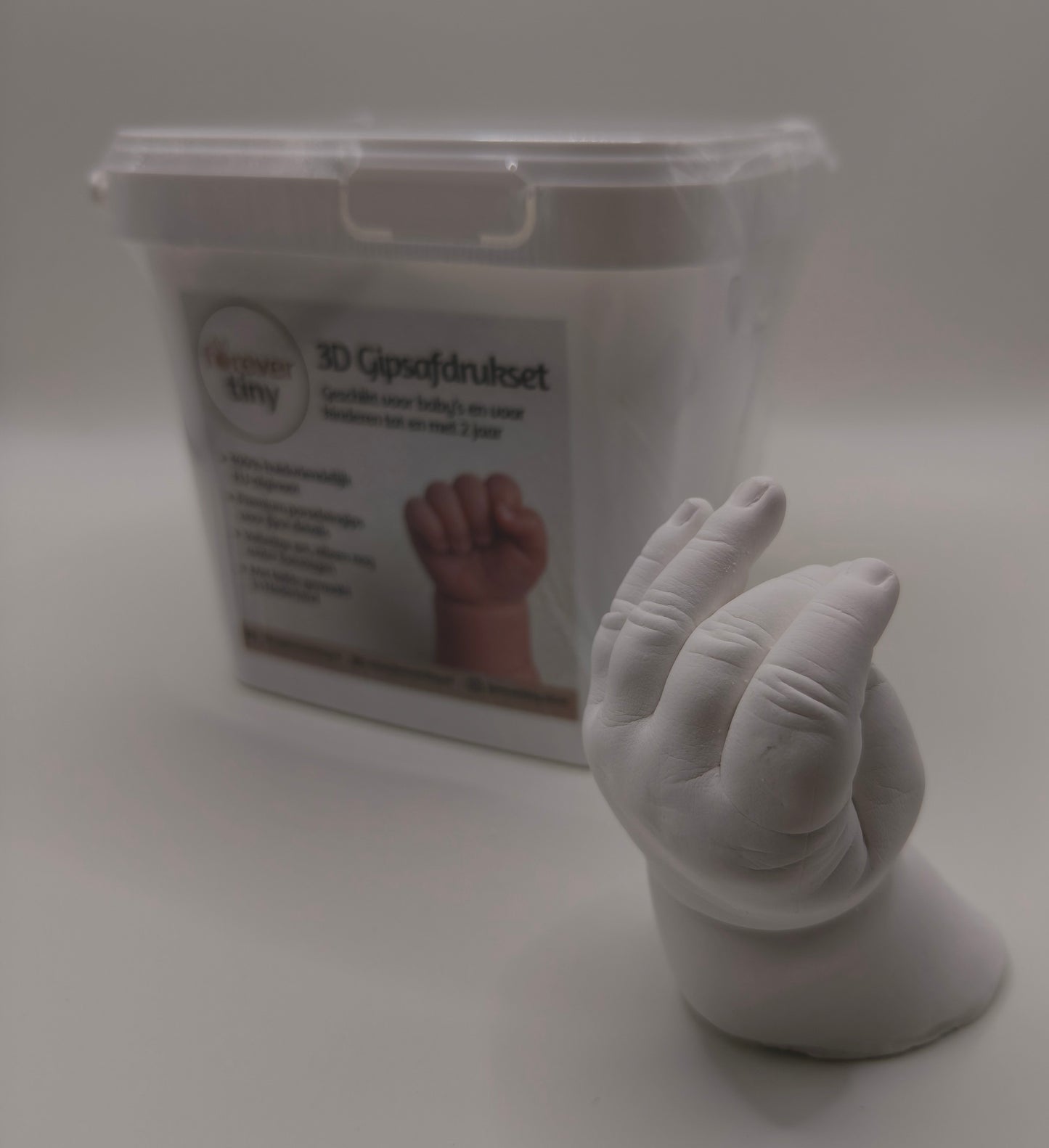 Forever Tiny® Luxe 3D Plaster Cast Kit - Baby Hand & Foot - Good for 2 Casts - Perfect gift